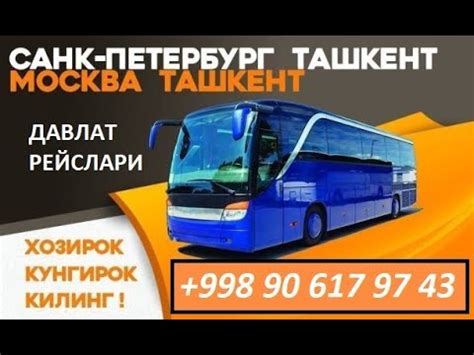 Автобус ташкент москва