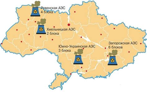 Аэс на карте украины
