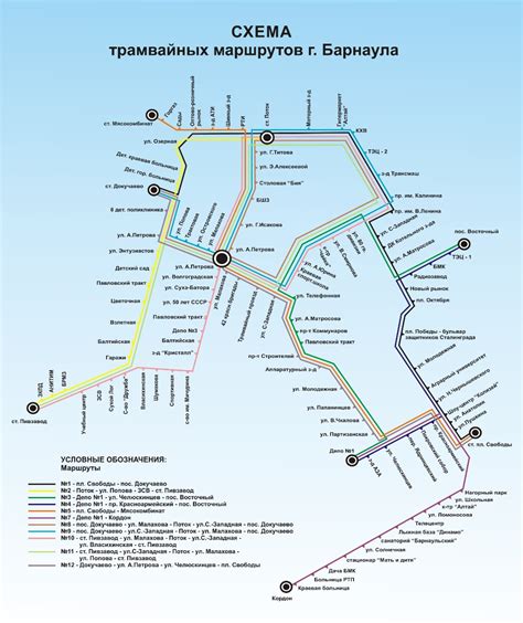 Барнаул список трамваев