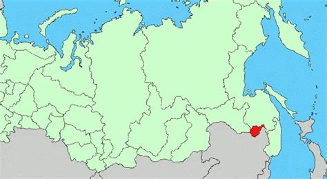 Еврейский автономный округ на карте россии