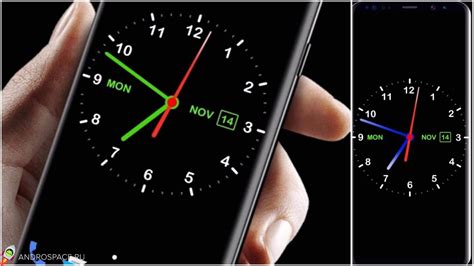 Как установить часы на экран телефона андроид