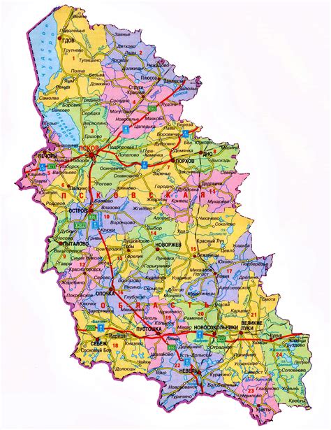 Карта московской области с населенными пунктами подробная с дорогами