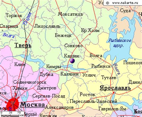 Карта осадков кашин тверская область