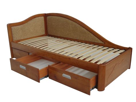 Кровать односпальная с ящиками для хранения