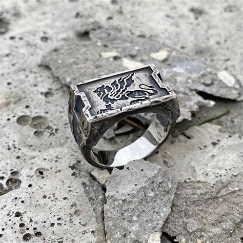 Перстень мужской серебро