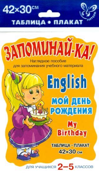 С днем рождения английский