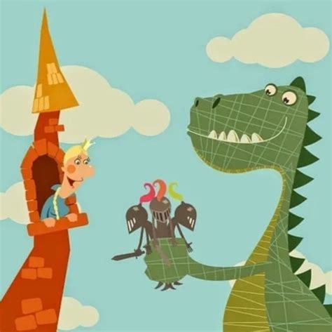 Сказка про принцессу и дракона