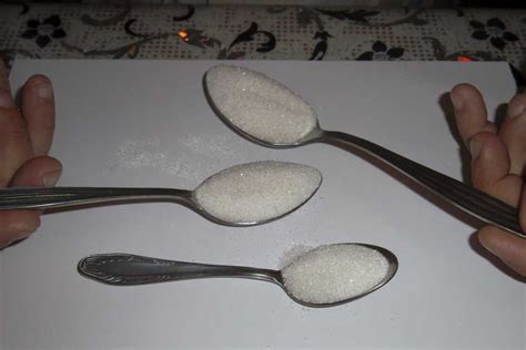 Сколько грамм в 1 столовой ложке сахара
