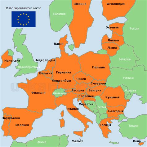 Столицы европейских стран