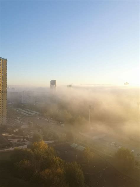 Туман в москве