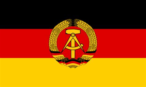 Флаг германской демократической республики