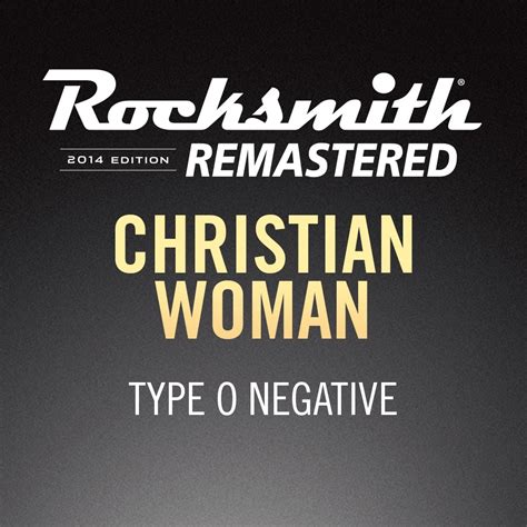 Christian woman type o negative