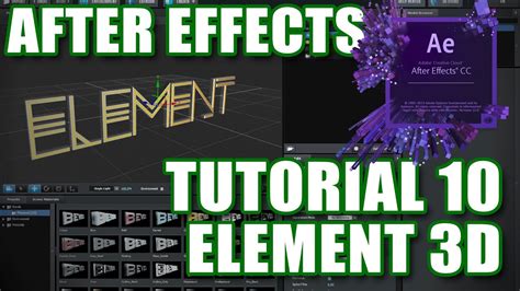 Element 3d after effects
