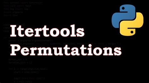 Itertools permutations