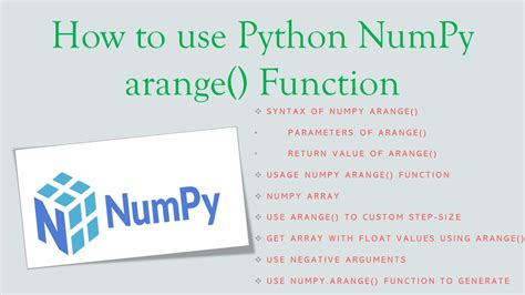Numpy python 3