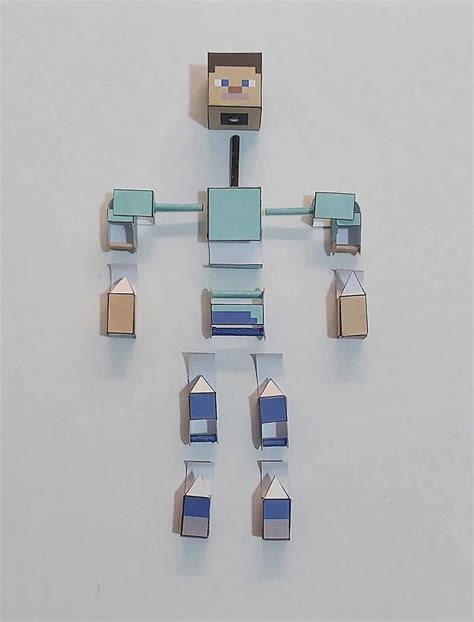 Pixel papercraft