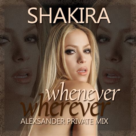 Shakira whenever wherever скачать