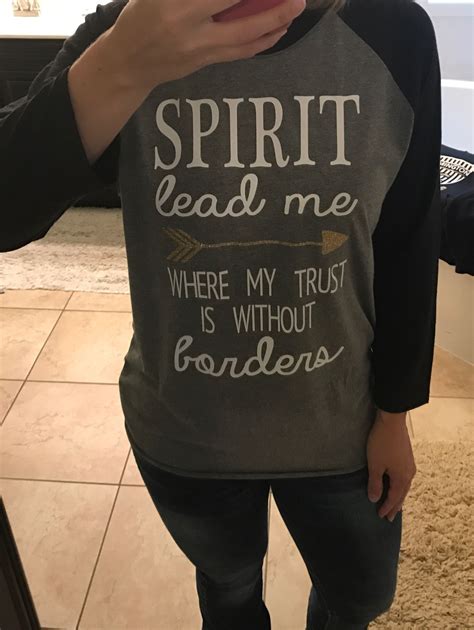 Spirit lead me where my trust is without borders