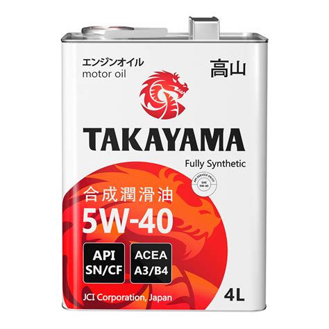 Takayama 5w40 купить