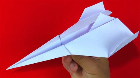 Самолет из бумаги который долго летает