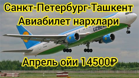 Санкт петербург узбекистан авиабилеты