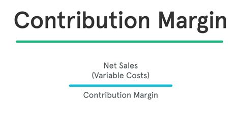 Contribution margin