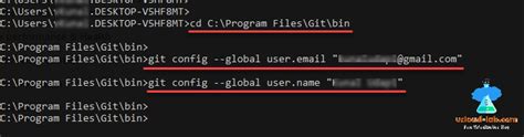 Git config global user name