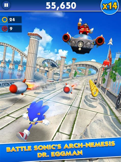 Sonic dash скачать в злом